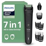 Philips Recortadora Todo En Uno series 3000, Kit 7 en 1, Afeitadora y cortapelos Hombre para Rostro y Pelo, Barba, Cuchillas Autoafilables suaves con la piel, 10 longitudes, MG3930/15