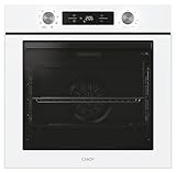 Candy Bake 600 CA6 N3T1HTW Horno Multifunción, 78L, Recetas a través de app hOn, 1 Bandeja y 1 Rejilla, Limpieza Hidrolítica, Convección + Ventilador, 9 Funciones, Ready UX, Blanco