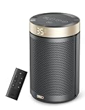 Dreo Calefactor Bajo Consumo Cerámico, con Termostato Portátil, Temporizador 12H, Modo Eco y Ventilador, 1500W PTC Rápido y Seguro para Oficina, Dormitorio y Casa