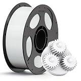 ANYCUBIC PC Filamento 1,75 mm, Filamento para Impresora 3D de Policarbonato Resistente y Duradero, Precisión +/- 0,02 mm, Compatible con la Mayoría de Impresoras 3D FDM, Bobina de 1 kg, Blanco