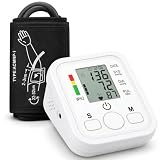 VitalPress - Tensiometro de Brazo Automático - Monitor de Presión Arterial con Pantalla LCD - Medición Precisa SYS/DIA/PUL - Memoria de Datos - Ideal para Hogar y Control de Salud Diario.