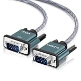 SLDXIAN Cable VGA a VGA, 15 Pin Cable VGA Macho a Macho 1080p (2M)
