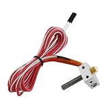 Extrusora MK8 de 1,75 Mm a 0,4, Anet A8 Hotend Adim3d Impresora Hotend Mm Boquilla Filamento de Garganta Bloque Calefactor Termistor Kit de Extremo Caliente para Impresora Tridimensional