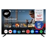 Stream System - Google TV Smart 40', 5 Años de Garantía FullHD, HDR10, Frameless (Sin Marco), Asistente de Google y Chromecast Integrado- Modelo S40EX1GF (2026)