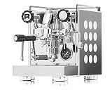 Rocket Appartamento - Cafetera espresso compacta con portafiltros (dos circuitos con grupo de preparación E61), color blanco