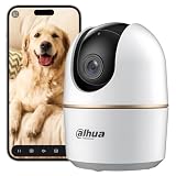 Dahua H5A 5MP 360° Cámara de vigilancia interior, cámara Wi-Fi 6 de vigilancia interior con reconocimiento de personas IA, cámara Wi-Fi, seguimiento automático, visión nocturna, audio