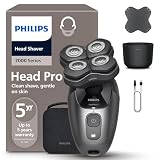 Philips Afeitadora Cabeza Serie 7000 Pro – Afeitadora Cabeza para Hombres y Mujeres, Cabezal flexible 360°, Cuchillas ComfortCut para un Afeitado Apurado y Suave, HS7980/15
