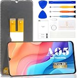 SRJTEK Para Samsung Galaxy A05 Pantalla LCD para Samsung Galaxy A05 Reemplazo de pantalla para SM-A055F SM-A055M Kit de reparación de montaje de digitalizador de pantalla táctil (negro, sin marco)