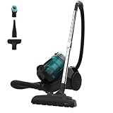 Cecotec Aspirador de Trineo sin Bolsa Conga Rockstar Multicyclonic Plus. 800 W, Multiciclónico, Capacidad 2,5 L, Filtro de Alta Eficiencia, Tubo Telescópico Metálico, Accesorio Tapicerías