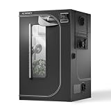 AC Infinity CLOUDLAB 866, 150x150x200cm Advance Tienda de campaña de cultivo más gruesa de 2,5cm con lienzo de mylar de diamante 2000D de mayor densidad soporte de controlador para cultivo hidropónico