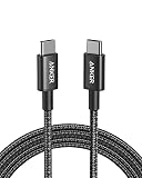 Anker 333 Nylon Cable USB C Carga Rapida 100W, PD 3.0 [1,8m] Negro,1 Pack