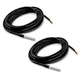DS18B20 - Sensor de temperatura (2 unidades, cable de 5 m, sensor de