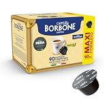 Caffè Borbone Mezcla de Café Negra - 90 Cápsulas - Compatibles con Máquinas de Café Nescafè®* Dolce Gusto®*