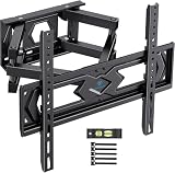 PERLESMITH Soporte TV Pared Articulado Inclinable Y Giratorio – Soporte TV para 26-70 Pulgadas Pantallas – MAX VESA 400x400mm, para Soportar 45kg