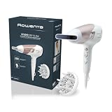 Rowenta Studio Dry CV5830 Secador de pelo 2300 W, Tecnología Effiwatts, 6 ajustes de velocidad/temperatura, Termocontrol, generador iónico, aire frío, difusor, cable 1.8 m, Blanco