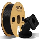 EONO Filamento PP 1,75 mm 1 kg / 2,2 lbs resistente y flexible negro para