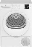 Beko BMTR38W - Secadora de 8 kg, con bomba de calor, instalación libre, pantalla digital, clase energética D
