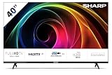 SHARP TV LED Full HD 40 pulgadas – 40HA1305E – Serie HA | HDMI x3, USB x2