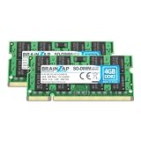 BRAINZAP 8GB (2x4GB) DDR2 800MHz PC2-6400S SO-DIMM CL6 2Rx8 1.8V Unbuffered Non-ECC Memoria RAM para portátil Laptop Módulo de Memoria Memory