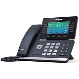 Yealink SIP-T54W - Teléfono IP (Negro, Terminal con conexión por cable, Botones, Escritorio/pared, En banda, Out-of band, Información SIP, LCD)
