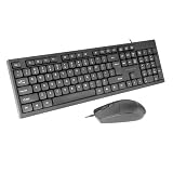 Tacens Anima ACP02, Combo PC, Teclado Full-Format Compacto con Teclas Multimedia y Copilot AI SmartKey, Ratón Óptico 1600DPI 4 Niveles Switches HUANO, Compatible con Windows|Mac|Linux, Italiano