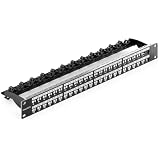 deleyCON Panel Patch 48 Puertos Modular para Módulos Keystone RJ45