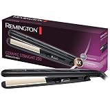 Remington Plancha de Pelo Ceramic Slim - Placas Flotantes Extralargas, Cerámica Anti-estática, Turmalina, Capa Protectora Teflón, Protección y Brillo, Temperatura 230°C, Calentamiento 15s - S3500