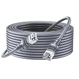 Ohmvolta Cable Ethernet Starlink 15m, Cable de extensión impermeable, Compatible con Starlink Gen 3/Standard/Mini, Accesorio para Exterior, Caravana, Barco, Casa