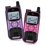 VTech - KidiTalkie Explorer Morado/Rosa, Walkie-Talkies Infantil con Linterna y Efectos de Voz, Envío de Mensajes, Función Cambio de Voz, Juegos, Regalo niños +4 años, Versión ESP
