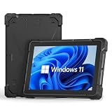 RUGLINE RF7G Tablet PC Resistente de 25.7 cm Win 11 Pro 8+128G, Intel N4120, Windows Tablet 16000mAh/3.8V, Batería de 800 x 1280 Píxeles, IP67 Impermeable, WiFi 5, BT 4.2, PC Industrial de Trabajo