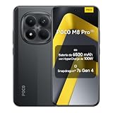 XIAOMI POCO M8 Pro 5G Smartphone de 12+512GB Negro Pantalla de 6,83' 1.5K | Pantalla de 6,83' 1.5K AMOLED, Snapdragon 7s Gen 4, cámara de 50MP, Hypercharge 100W, Batería de 6500mAh