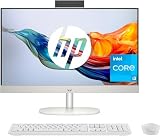 HP All-in-One 24-cr0013ss - Ordenador de sobremesa de 23,8' FHD (Intel Core i3-N300, 8GB RAM, 512GB SSD, Intel UHD Graphics, Sin Sistema Operativo) Blanco - Teclado QWERTY Español