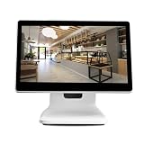 Glowdora Caja Registradora Tpv para Pequeñas Empresas, Pantalla Multitáctil Capacitiva De 15,6 Pulgadas 4g + 64g, Adecuada para Tiendas Minoristas, Restaurantes, Supermercados, Etc., Color Blanco.