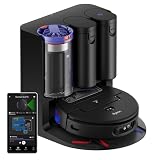 Dyson Spot+Scrub™ AI Robot Aspirador y Fregona, Luz Verde Detecta Manchas | 18.000 Pa y 200 Min de Autonomía, Auto‑Vaciado y Depósito 3 L, Color Negro y Azul, Localiza Suciedad Oculta