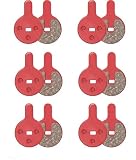 6 Pares Pastillas de Freno Compatible con Kugoo Kukirin G2 Pro G2 MAX BB8, Patinete Eléctrico Bicicleta MTB E-Bike, Semimetálicas Alta Durabilidad, Repuesto Freno Delantero Trasero Resistente