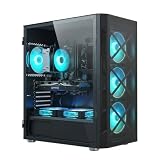 STGSivir PC Gaming, Core i7, GTX 1660S 6G, 32G RAM, 1T SSD | Ordenador Gaming para Streaming, Edición de Video, Tareas, hasta 3.9 GHz, WiFi 6, BT 5.0, 4K,HDMI,Win11 Pro, ARGB,Negro