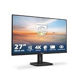 PHILIPS 27E1N1800A Monitor 27 Pulgadas 60Hz Panel IPS, 4ms GtG, HDR10, Altavoces, (3840x2160 HDMI 2X 2.0 DP 1x 1.4) Negro