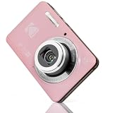 Cámara Kodak PixPro Friendly Zoom FZ55 de 16 MP, Full HD 1080p (Rosa Pastel | Vlogging óptico 5X