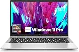 HP Elitebook 845 G8 - Ordenador portátil Win11 Pro, pantalla FHD de 14 pulgadas (1920 x 1080), AMD Ryzen 5 Pro 5650U de 6 núcleos, 8 GB de RAM, SSD de 256 GB, teclado QWERTY US (reacondicionado)