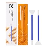 K&F CONCEPT Kit Limpieza Sensor APS-C, 5 Piezas, Azul | Bastoncillos Doble Cabeza Microfibra 16mm para Cámaras APS-C y Visor, Objetivos, Envasado al Vacío Individual, MA02
