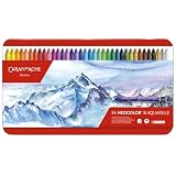 Caran D'ache Neocolor II - Juego de ceras de color (84 unidades, caja metálica)