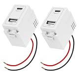Módulo de Alimentación USB 220V a 5V 2.1A, Transformador AC DC USB+Tipo C