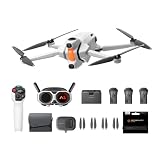Antigravity A1 Paquete explorador (3 baterías) – Dron 360 8K para vuelo inmersivo, 'apunta y vuela', evita obstáculos, 249g, Deep Track, retorno automático, alcance de 10 km y edición automática