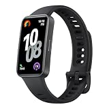 HUAWEI Band 10 Smartwatch, Monitorización de Actividad Física con IA, Negro | Análisis del Sueño a Nivel Profesional, VFC Promedio y Datos sobre el Sueño, iOS y Android, 14 Días de Autonomía