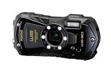 PENTAX WG-90 Negro - Cámara Digital compacta de Clase estándar y Resistente al Agua, diseñada para la fotografía submarina Ocasional hasta una Profundidad de 14 Metros.