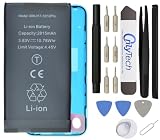 OnlyTech - Batería de repuesto para iPhone 12 y iPhone 12 Pro (capacidad 2815 mAh, calidad idéntica (chip TI) - Kit de 15 herramientas y adhesivo de pantalla incluido