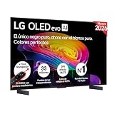 LG OLED42C64LA - Smart TV OLED EVO AI 42' 4K Sin Reflejos 98.9%, 2026 | OLED evo, Smart TV, WebOS 26, Procesador α11 AI Gen3, VRR 165Hz, Dolby Vision y Atmos, Alexa/Google Assistant, Gris Oscuro