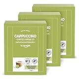 by Amazon Cápsulas De Café Cappuccino, en cápsulas compatibles con dolce gusto, 24 porciones (3 paquetes de 16)