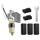 Kit de Hotend para Elegoo Centauri Carbon, Hotend de Repuesto Preensamblado con Boquilla de Latón de 0,4 mm, Fundas de Silicona y Limpiadores de Boquilla Incluidos – Accesorios para Impresora 3D