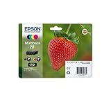 EPSON Multipack Fraise, tinta Claria Home, Negro/Cian/Magenta/Amarillo